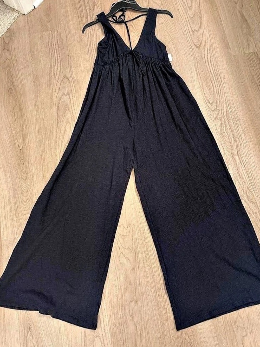 Ultra Flirt Black Wide-Leg Jumpsuit Size Small NWT